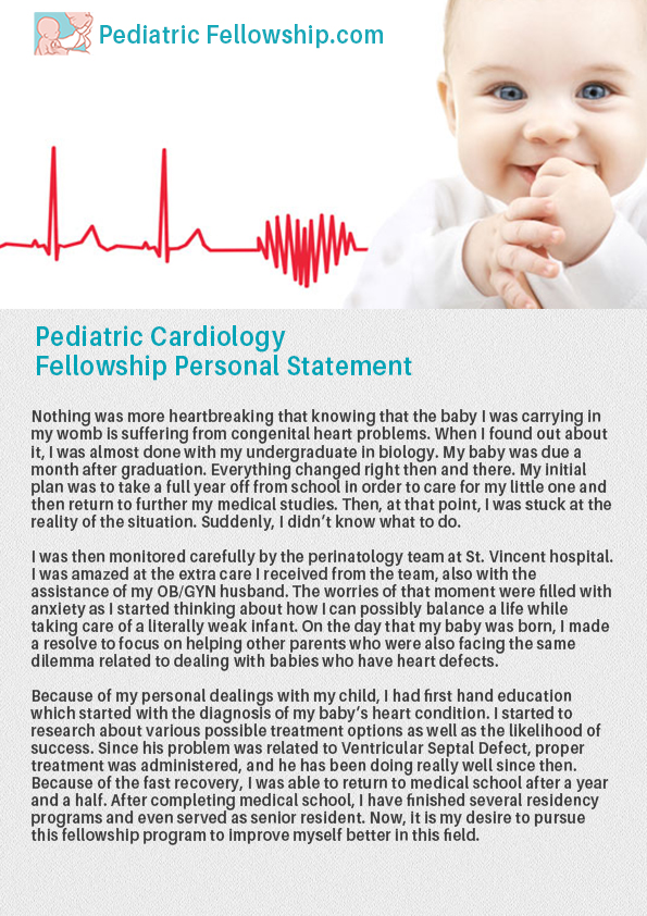 personal statement cardiothoracic surgery