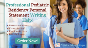 pediatric residency personal statement experts