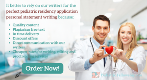 writing pediatric personal statement for residency